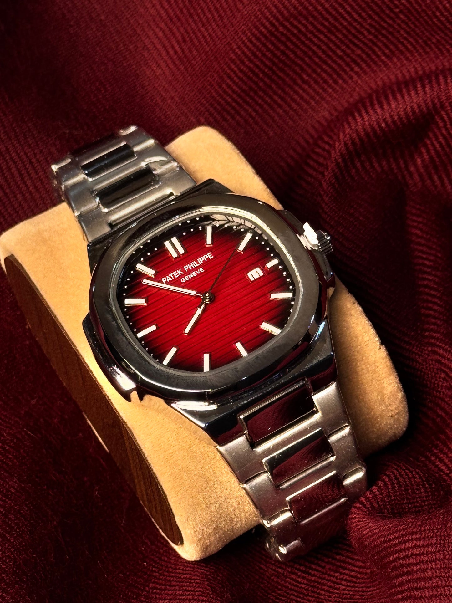 Pat Phillippe Red Dial Chain