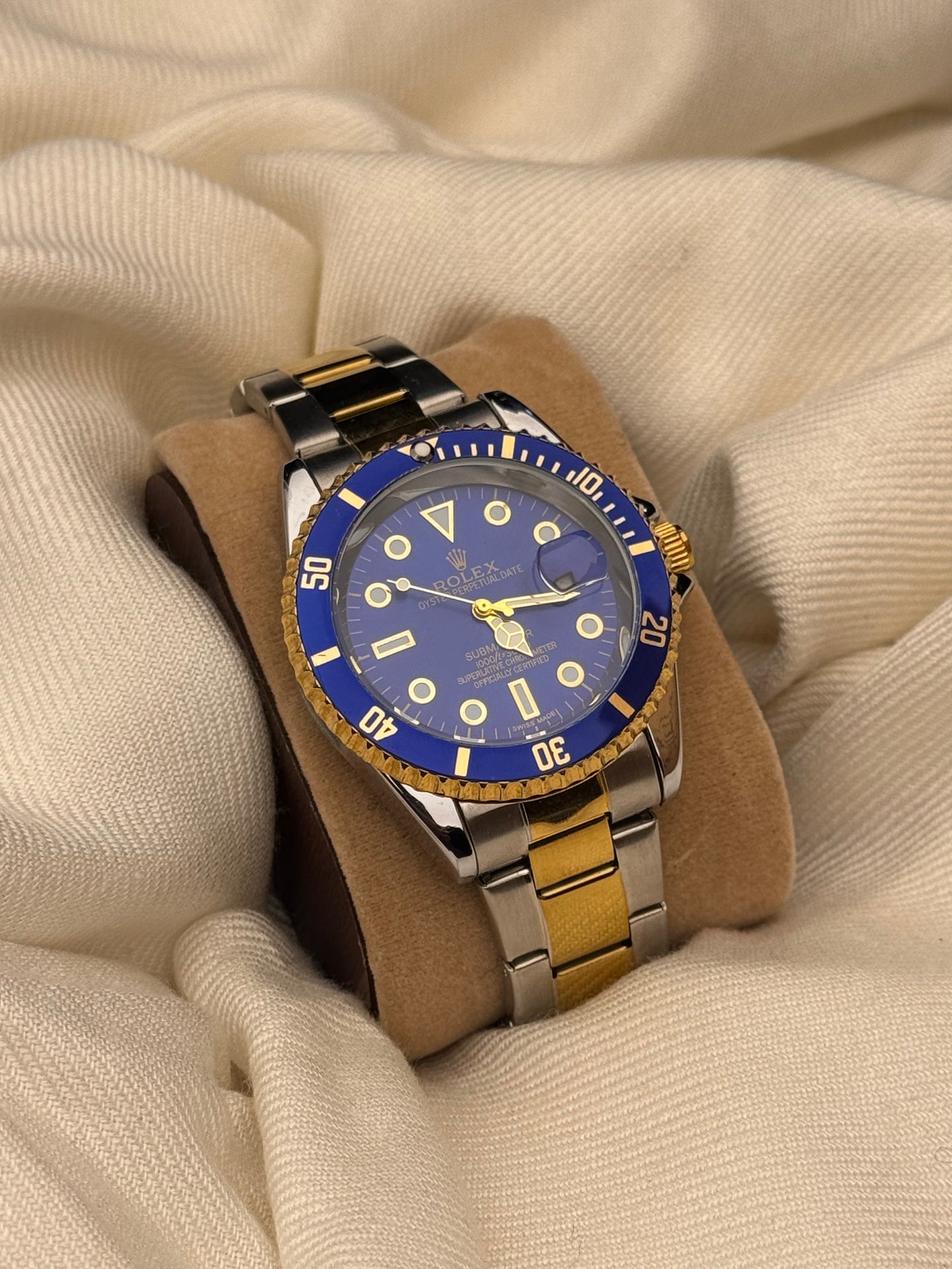 Rlx Submariner Dual Tone Blue