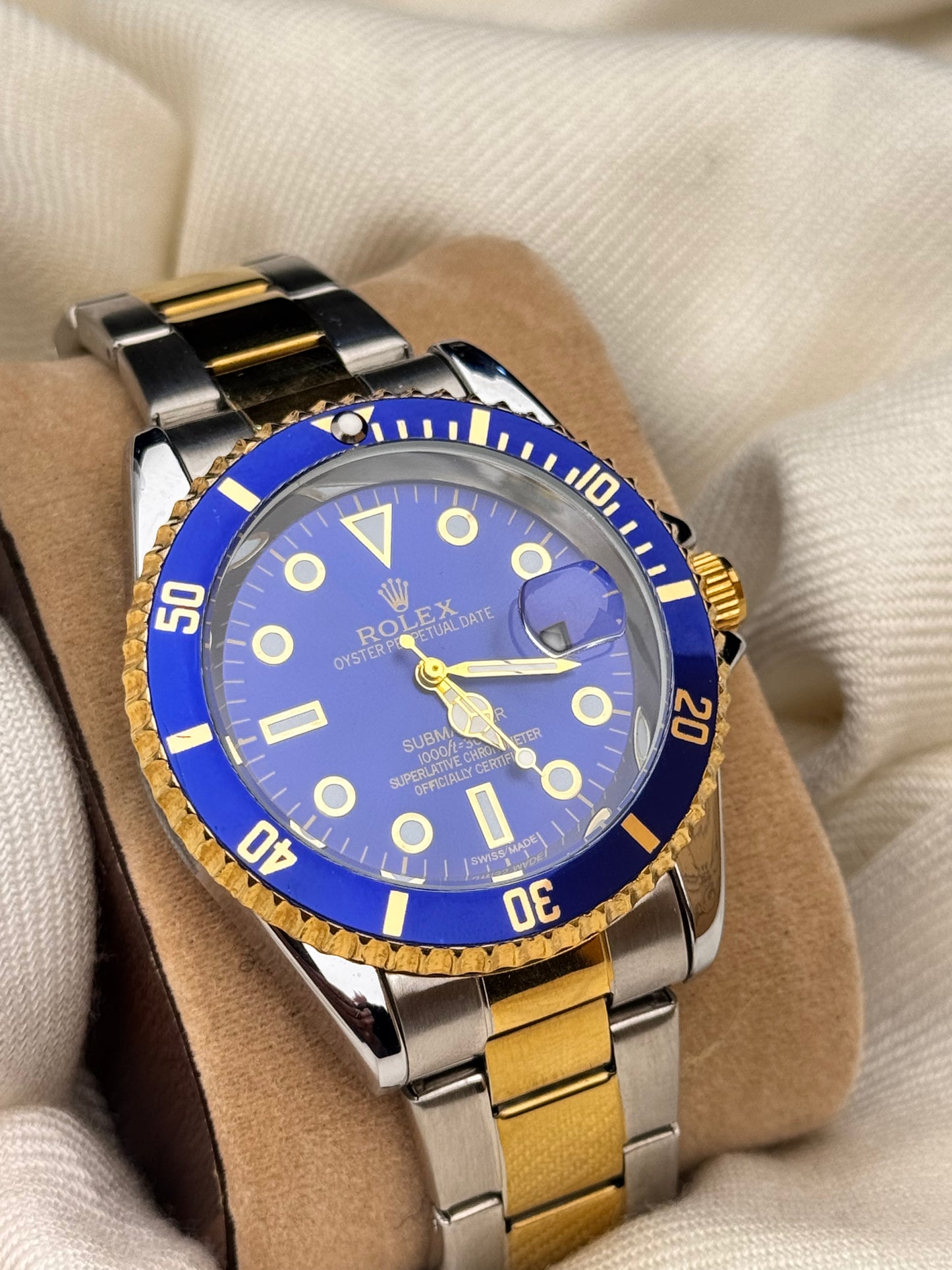 Rlx Submariner Dual Tone Blue