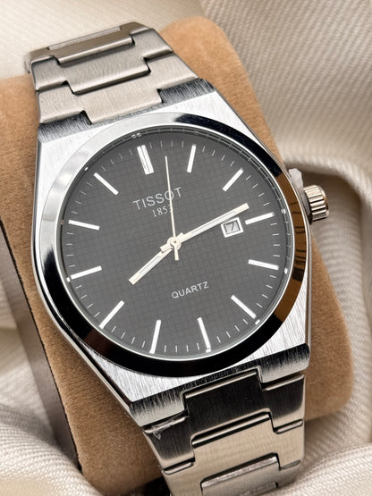 Tisso PRX Silver Black Dial