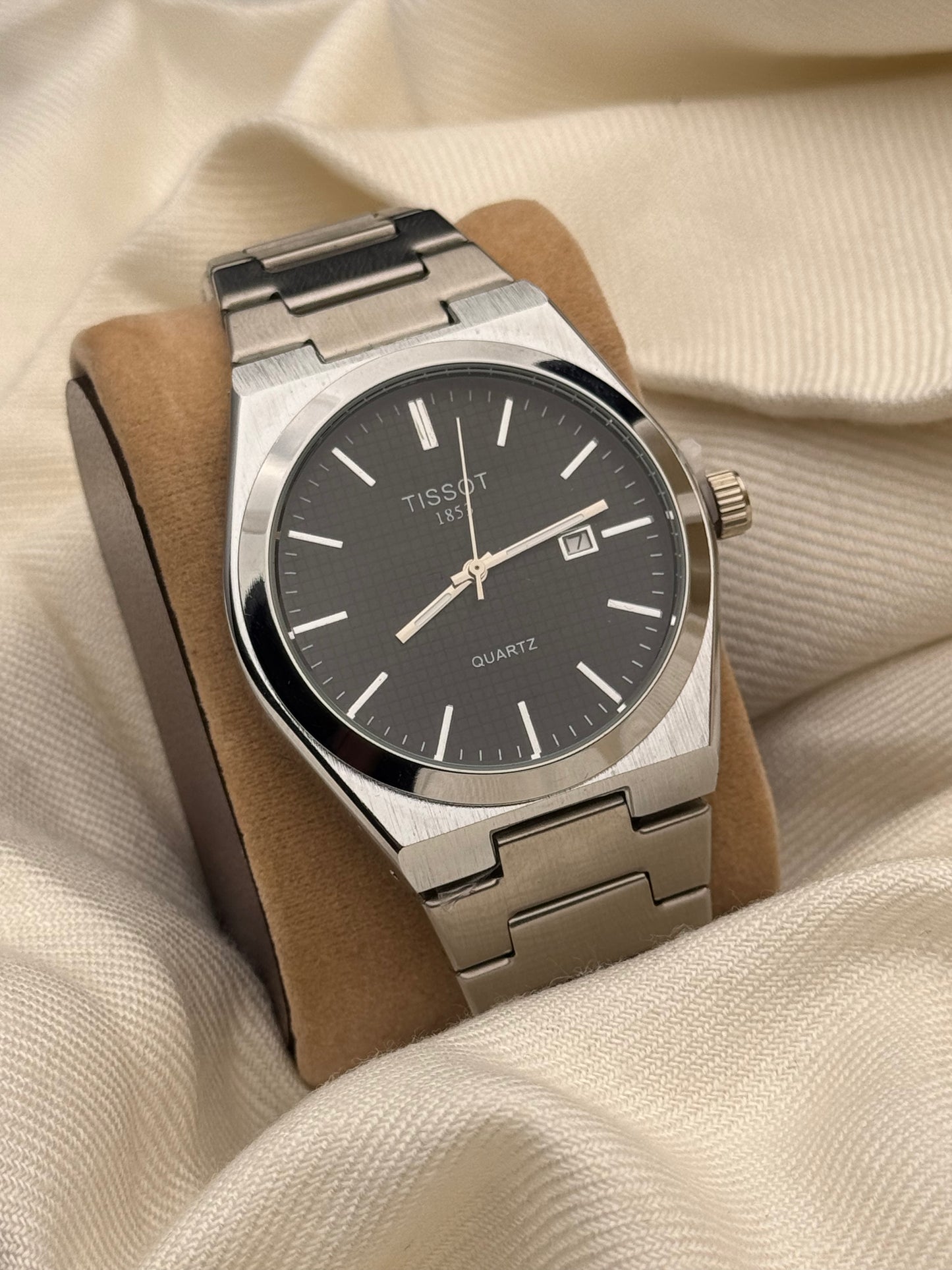 Tisso PRX Silver Black Dial