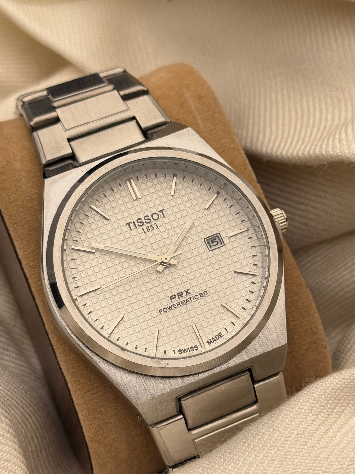 Tisso PRX Silver White Dial