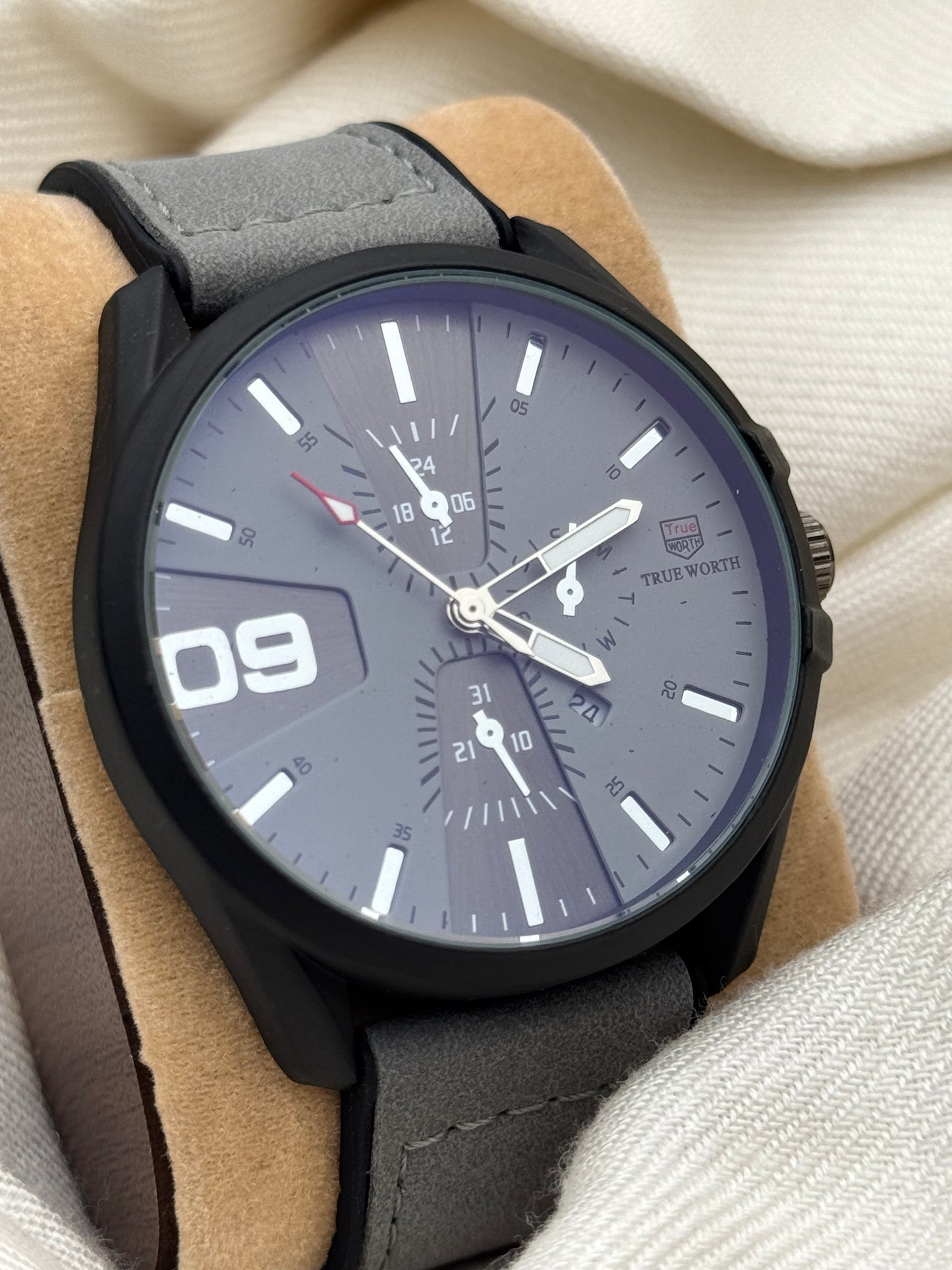 True  Worthy Grey Dial