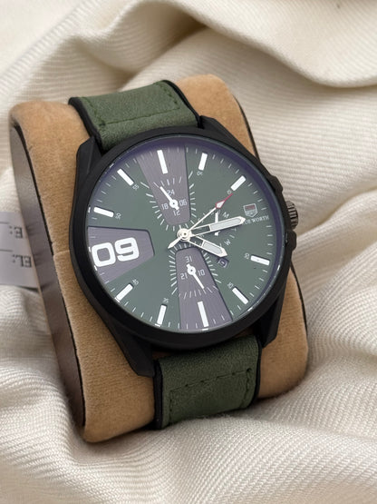 True Worthy Green Dial