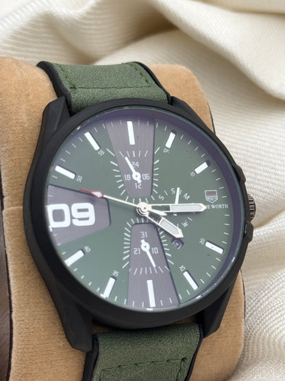 True Worthy Green Dial