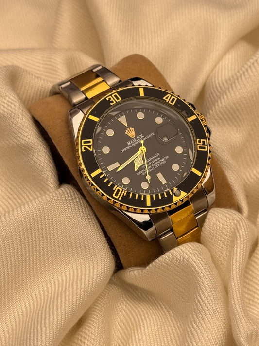 Rlx Submariner Golden Black