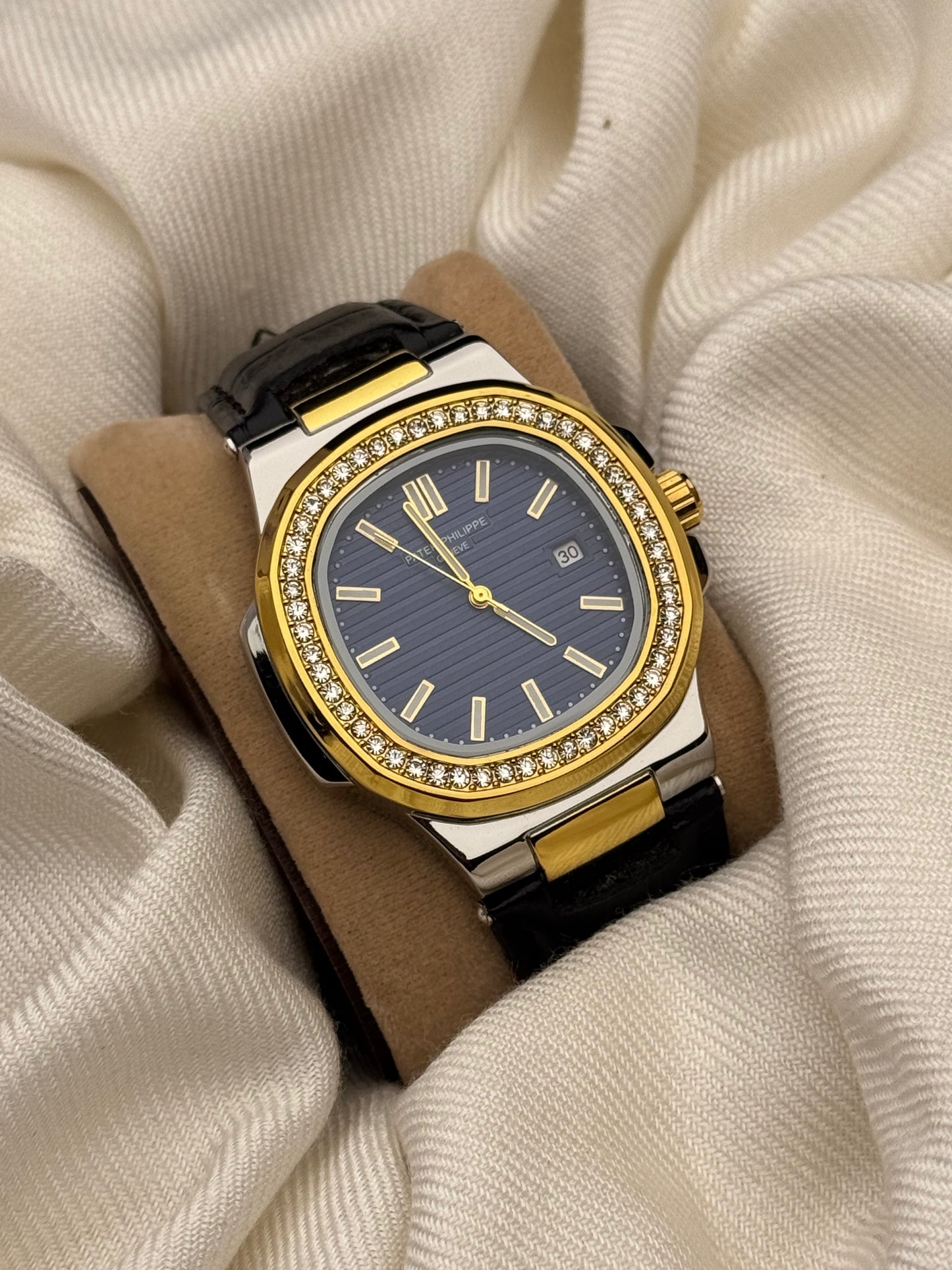 Pat Philippe Leather Strap Blue Dial